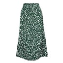 Falda de mujer con estampado de leopardo y abertura. 6