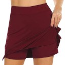 Falda de mujer con pantalón corto cosido 7