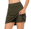 Falda de mujer con pantalón corto cosido 8
