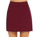 Falda de mujer con pantalón corto cosido 3