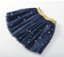 Falda de niña con estrellas brillantes J889 12