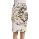 Falda lápiz estampada para mujer A1931 12