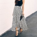 Falda larga de mujer con estampado A1124 5 Falda larga de mujer con estampado A1124 5