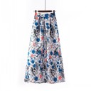 Falda larga de mujer con estampado A1581 16 Falda larga de mujer con estampado A1581 16