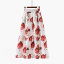 Falda larga de mujer con estampado A1581 28
