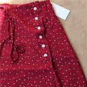 Falda midi de mujer con botones 6