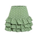 Falda mini de mujer con lunares 1