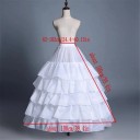 Falda nupcial con cintura de 62–102 cm y longitud de 100 cm Falda larga con volantes extra voluminosos para vestidos de novia y de gala Efecto 3
