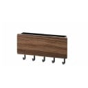 Fali kulcstartó akasztókkal 18x3x9,5 cm bambuszfa és ABS+PC szerkezet a kulcsok rendezéséhez az előszobában 2