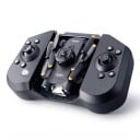 Fällbar mini drönare V30 med dual 4K HD kamera och WiFi FPV 12 x 10,5 x 4 cm Fjärrkontroll med förvaringsutrymme och telefonhållare För 4