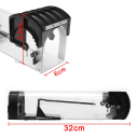 Falle für Nagetiere 32 x 9,5 x 6 cm Automatische Falle mit Köder Sichere Mausfalle Wiederverwendbare Falle aus ABS-Kunststoff 2