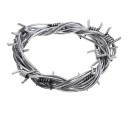 Falscher dekorativer Stacheldraht 2,5 m dekorative Requisite Imitation von Stacheldraht für Halloween, Themenpartys und gruselige Dekoration 1