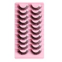 False Dramatic Lashes 10 Pairs Dramatic False Lashes with Strip Mink Strip Lashes 3