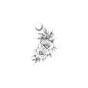 Falsk blomma tatuering 6