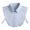 Falsk krage för kvinnor Elegant avtagbar krage Fashionabla damaccessoarer för blus, tröja eller klänning Snygg button-down krage 4