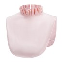 Falsk krave til kvinder, stående plisseret, aftagelig krave, elegant dekorativ krave til sweater, bluse, kjole, modetilbehør 3