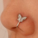 Falsk næsepiercing sommerfugl N917 6