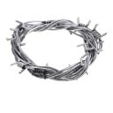 Falso alambre de púa decorativo de 2,5 m, accesorio decorativo imitación de alambre de púa para Halloween, fiestas temáticas y decoraciones 1