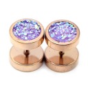 Falsos plugs com cristais 6