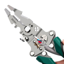 Faltbare Abisolierzange 20,5x6 cm Multifunktionale Windenpresszange für Elektriker Schneiden von Drähten Ergonomischer Griff 2