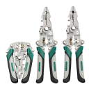 Faltbare Abisolierzange 20,5x6 cm Multifunktionale Windenpresszange für Elektriker Schneiden von Drähten Ergonomischer Griff 5