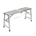 Faltbare Arbeitsbühne höhenverstellbar 60–90 cm, Tragkraft 200 kg, Aluminiumlegierung, silber, zum Malen und Reparieren 1