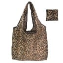 Faltbare Einkaufstasche mit Leopardenmuster, 46 x 35 cm, strapazierfähige Umhängetasche für Einkäufe und Reisen, Aufbewahrungstasche mit großem 1