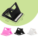 Faltbarer Handyhalter für den Schreibtisch, 8,2 x 7 cm, verstellbarer Winkel, Telefonhalterung, kompakter Schreibtischständer, für Zuhause 6