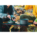 Faltbarer tragbarer Camping-Tisch 60 x 40 x 40 cm Leichter Aluminium- und Polyester-Tisch mit Tragetasche für Reisen und Camping 3