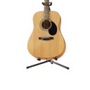 Faltbarer tragbarer Universal-Gitarrenständer mit einstellbarer Höhe Metallständer mit Anti-Rutsch-Oberfläche Stabiler Halt Farbe: Schwarz 3