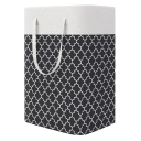 Faltbarer Wäschekorb 75 l 40 x 30 x 60 cm Wasserdichter Stoff Aufbewahrungskorb mit Griffen Praktischer Wäsche-Organizer Schlafzimmer 1