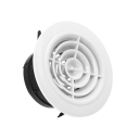 Fan Cover for Round Duct 100 mm 140x72x92 mm Ventilation Grille for Air Extraction Vent Cover for Air Circulation 1