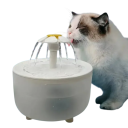 Fântână de apă pentru pisici USB, 1L, bol automat cu filtru, dozator de apă silențios, adăpător pentru pisici, DC5V, alimentare electrică 2