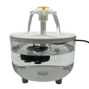Fântână de apă USB pentru pisici, adăpător automat de 1L cu filtru, dozator de băuturi silențios, bol de băut cu conector DC5V și filtru de apă 3