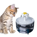 Fântână de apă USB pentru pisici, adăpător automat de 1L cu filtru, dozator de băuturi silențios, bol de băut cu conector DC5V și filtru de apă 5
