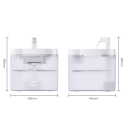 Fântână pentru pisici, dozator automat de apă de 1,5 l, cu filtrare dublă, fântână silențioasă, 2 moduri de debit, adaptor USB UE 4