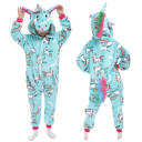 Farbenfroher Einhorn-Jumpsuit für Mädchen 2