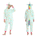 Farbenfroher Einhorn-Jumpsuit für Mädchen 4