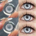 Farbige Kontaktlinsen weiche Hydrogel auffälliger Fantasy-Effekt volle Deckkraft Durchmesser 14,5 mm für den täglichen Gebrauch 4