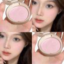 Fard à joues en poudre 6 g Fard à joues waterproof longue durée dans un boîtier compact rond avec miroir Maquillage léger pour mettre en valeur les joues 7
