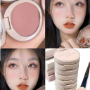 Fard à joues en poudre 6 g Fard à joues waterproof longue durée dans un boîtier compact rond avec miroir Maquillage léger pour mettre en valeur les joues 11