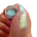 Fard à paupières pailleté chrome pigmenté en format compact 12