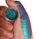 Fard à paupières pailleté chrome pigmenté en format compact 9