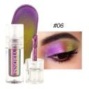 Fard de pleoape lichid schimbător cu efect multichromatic Chameleon luciu intens Pigment metalic de lungă durată 6