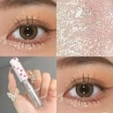 Fard de pleoape lichid strălucitor 4 ml Rezistent la apă Luciu perlat Strălucire intensă Efect iluminator Machiaj de lungă durată 4