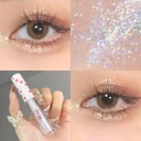 Fard de pleoape lichid strălucitor 4 ml Rezistent la apă Luciu perlat Strălucire intensă Efect iluminator Machiaj de lungă durată 5