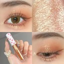Fard de pleoape lichid strălucitor 4 ml Rezistent la apă Luciu perlat Strălucire intensă Efect iluminator Machiaj de lungă durată 6
