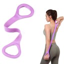 Farebná odporová posilňovacia páska na ramená chrbát ramená Elastická pomôcka pre jogu pilates rehabilitáciu a domáce cvičenie 4
