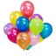 Farebné balóniky 50 ks 25
