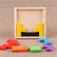 Farebné drevené puzzle 3